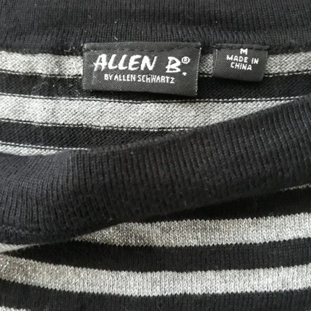 Allen B Women's Sweater Size M knitting long sleeves - Picture 4 of 4